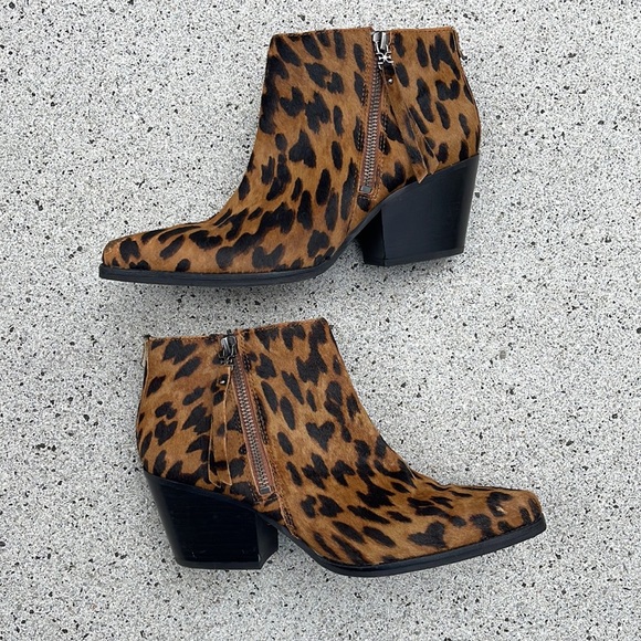 Sam Edelman Leopard print ankle boots - Picture 5 of 12